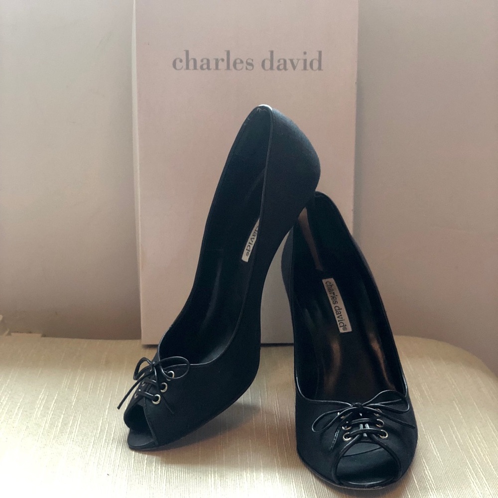 Charles David Peep Toe Dress Shoes